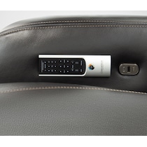 summit black sectional   