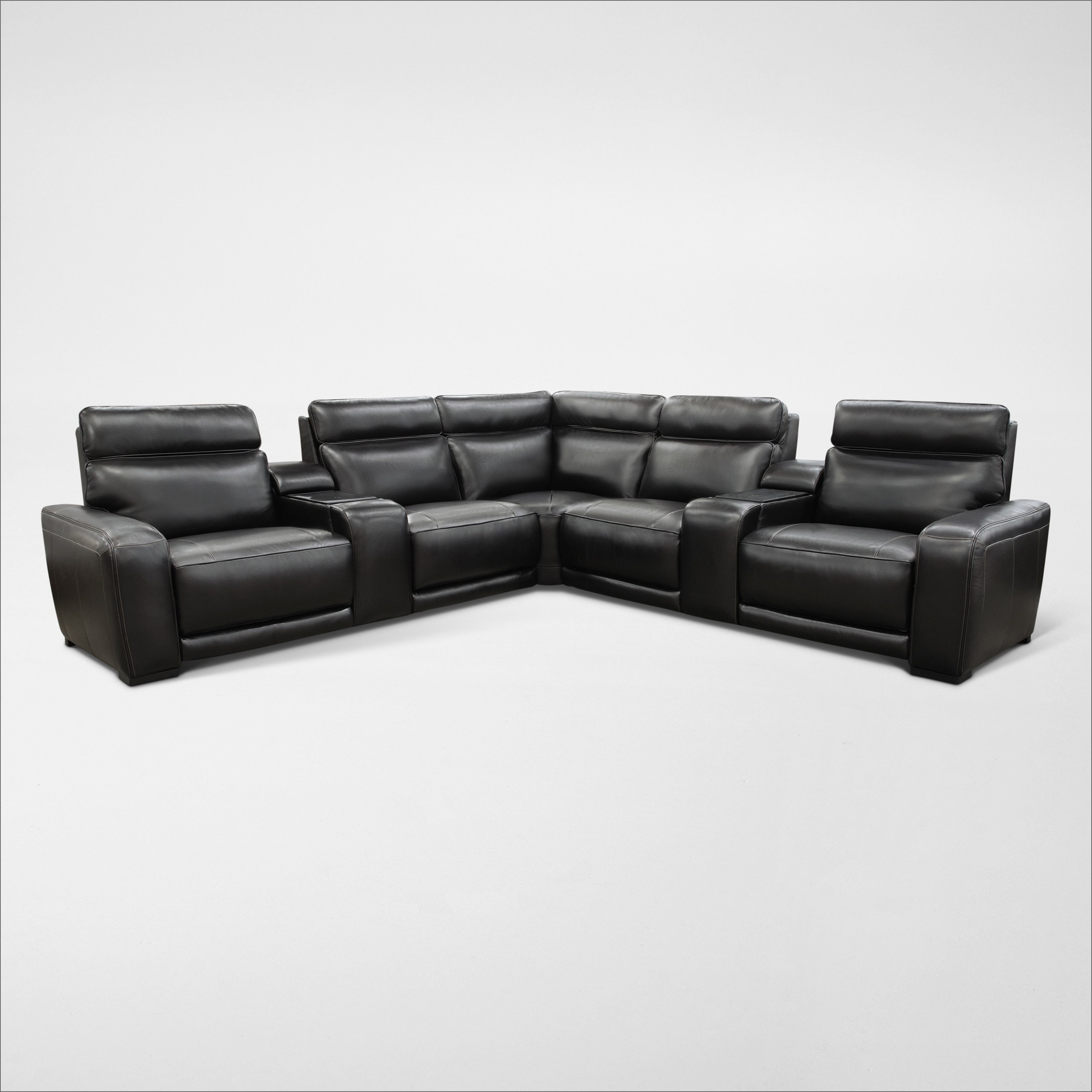Summit Triple-Power 7-Piece Reclining Sectional with Immersive