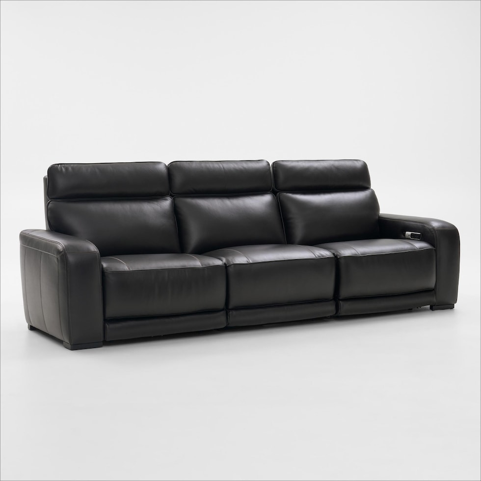 summit black sofa   