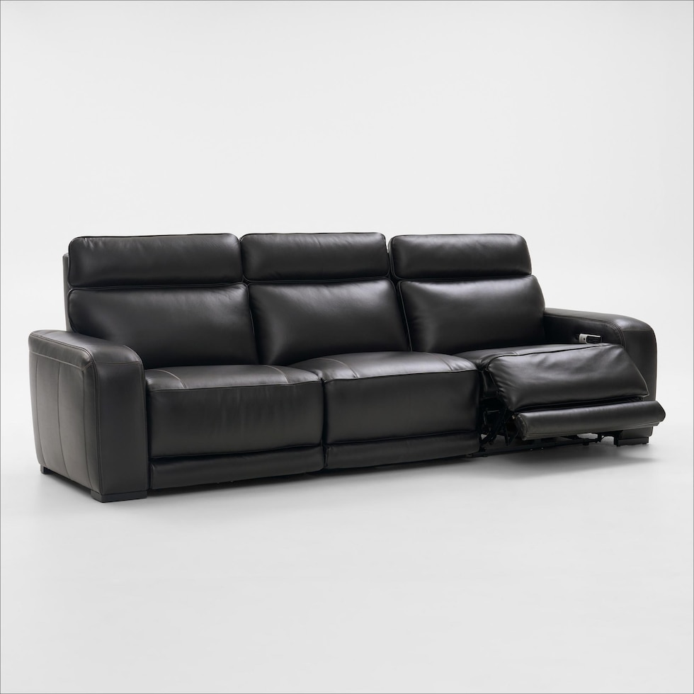 summit black sofa   