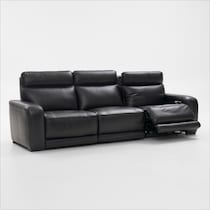 summit black sofa   