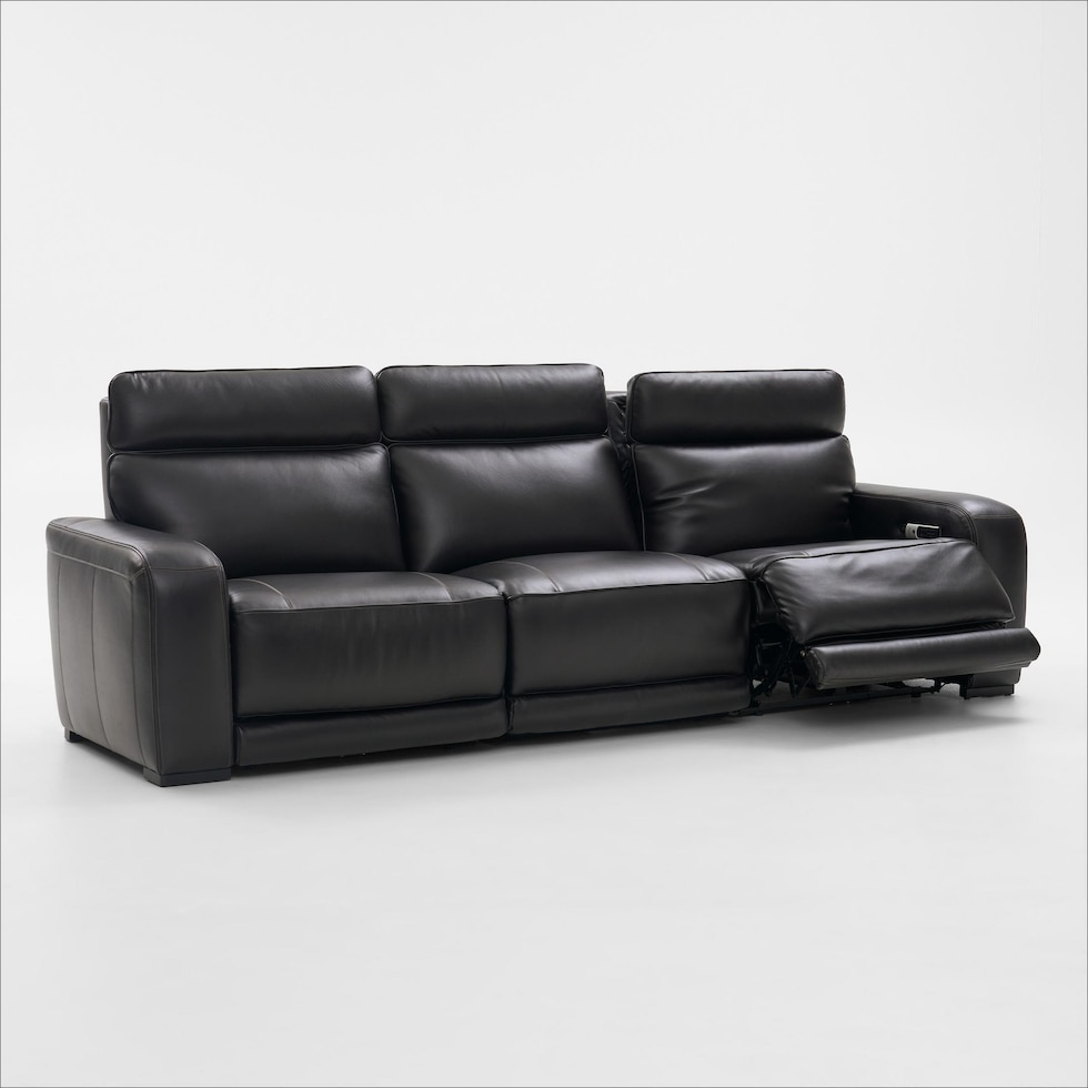 summit black sofa   