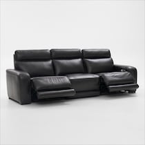 summit black sofa   