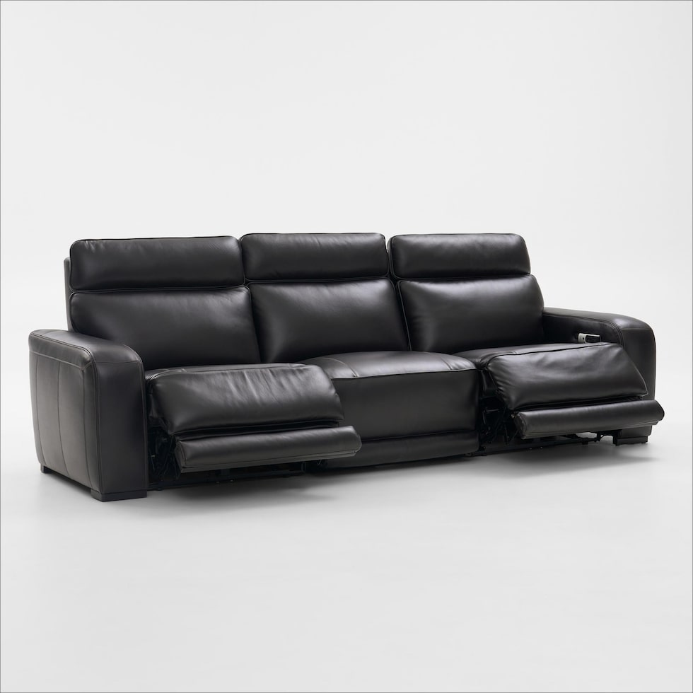 summit black sofa   