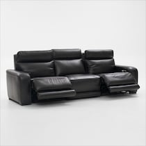 summit black sofa   