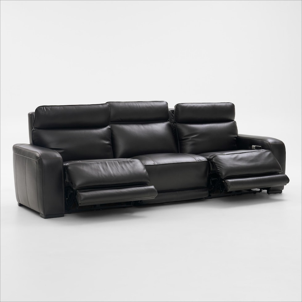 summit black sofa   