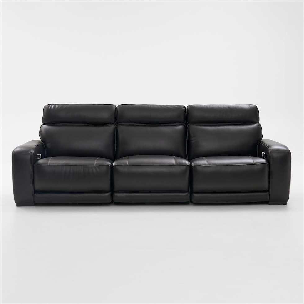 summit black sofa   