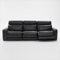 summit black sofa   