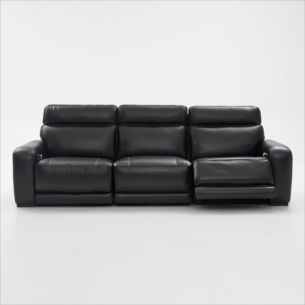 summit black sofa   