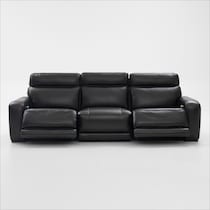 summit black sofa   