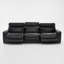 summit black sofa   