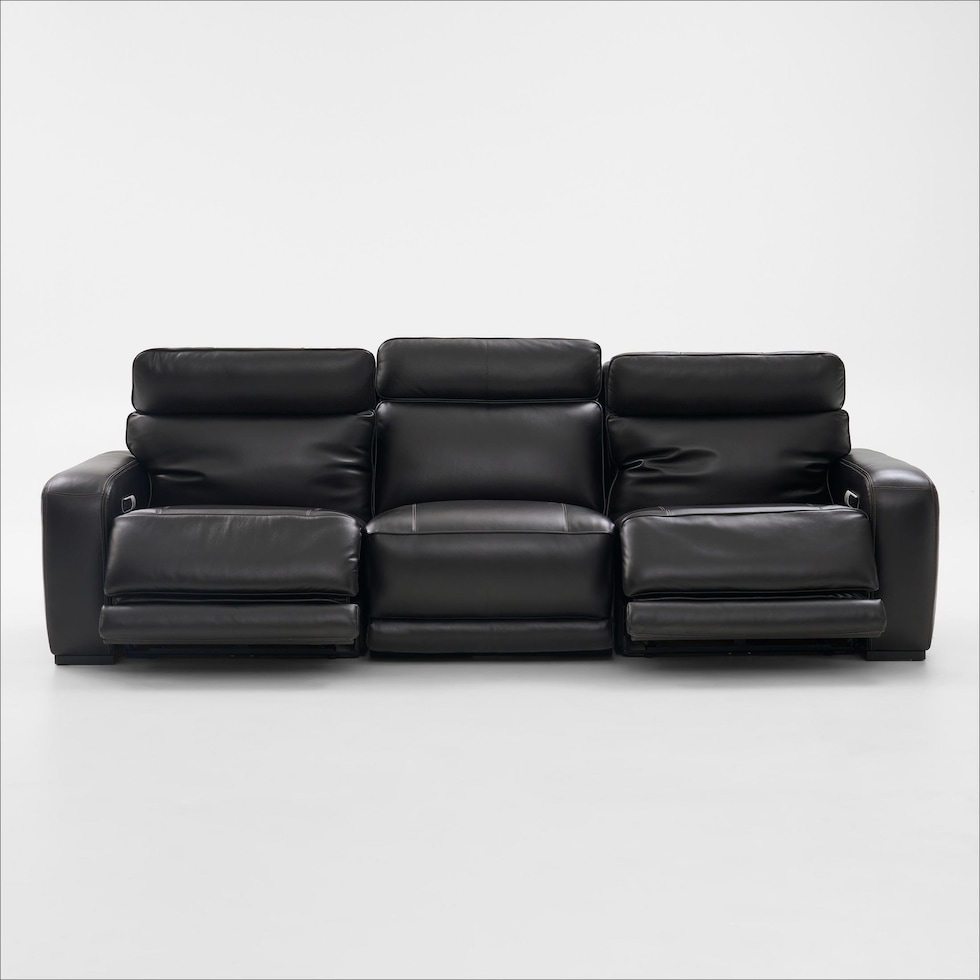 summit black sofa   