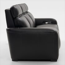 summit black sofa   