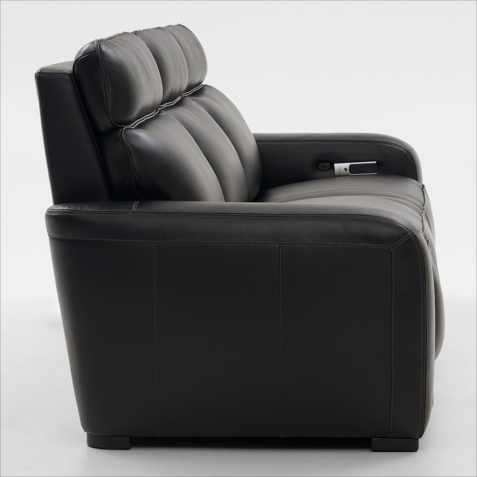 summit black sofa   
