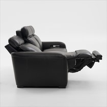 summit black sofa   