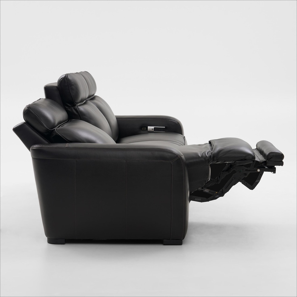 summit black sofa   