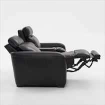 summit black sofa   
