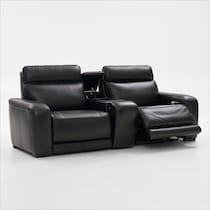 summit black sofa   