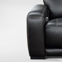 summit black sofa   
