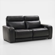 summit black sofa   