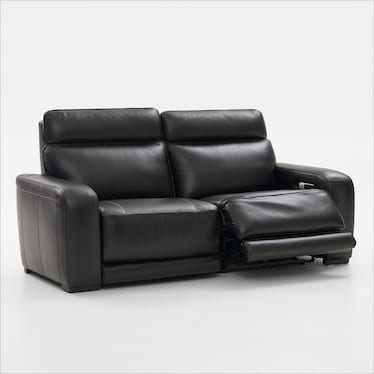 Summit Triple-Power 2-Piece Reclining Sofa with Immersive Sound - Black