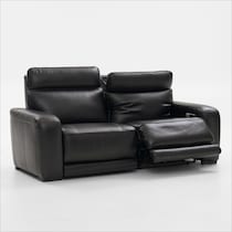 summit black sofa   