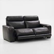 summit black sofa   