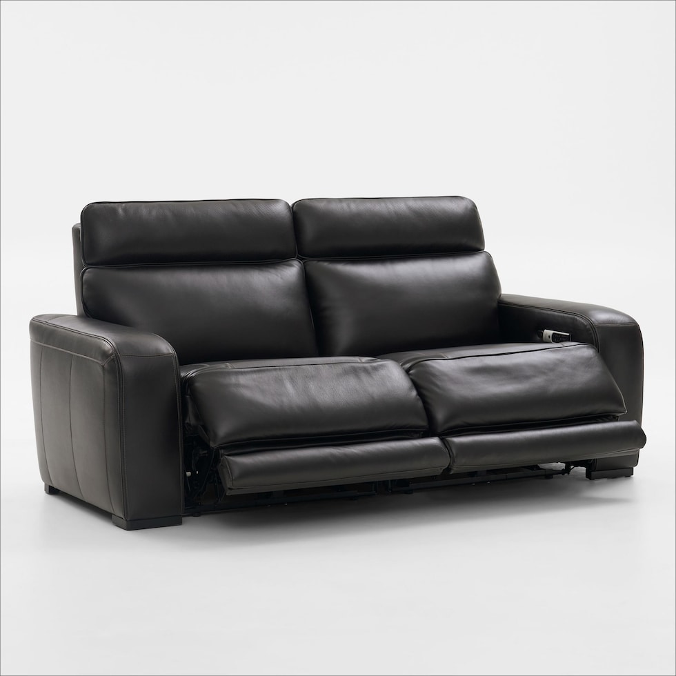 summit black sofa   