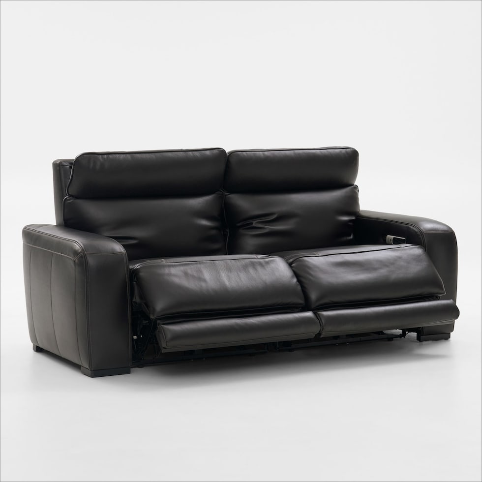 summit black sofa   