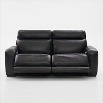 summit black sofa   