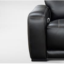 summit black sofa   