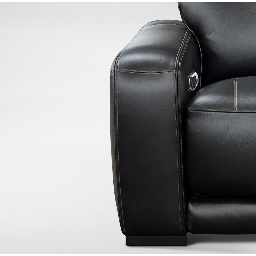 summit black sofa   