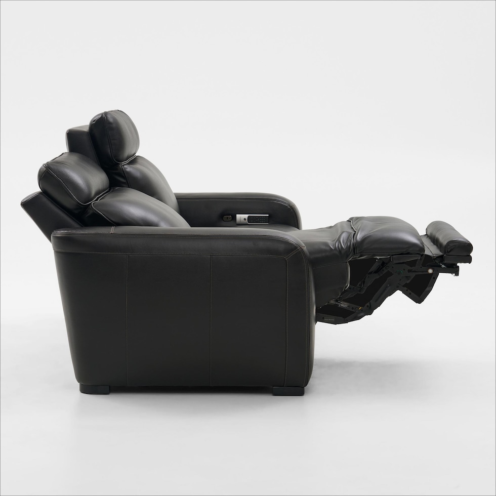 summit black sofa   