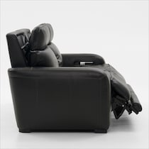 summit black sofa   