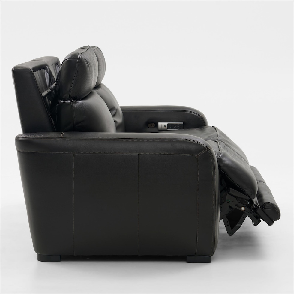 summit black sofa   
