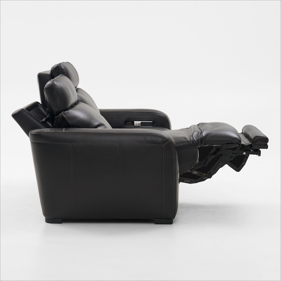 summit black sofa   