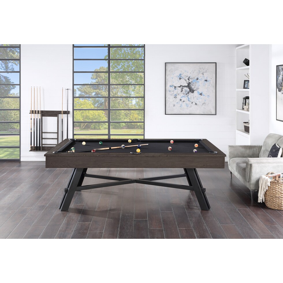 summit gray gaming table   