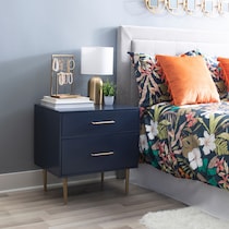 sumo blue nightstand   