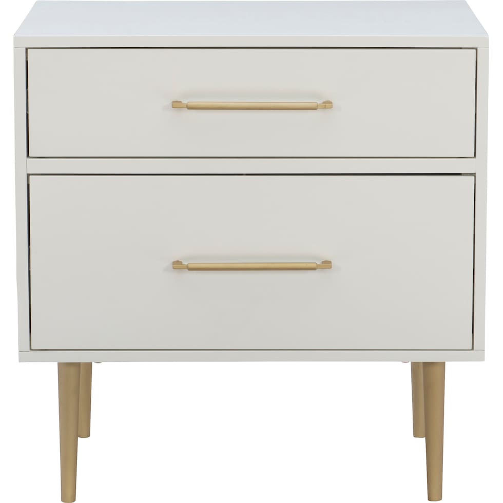 sumo white nightstand   