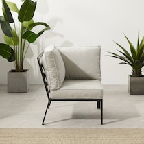 sun terrace gray outdoor chair   