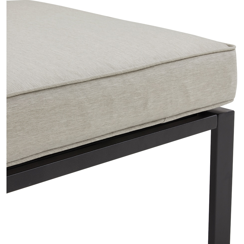 sun terrace gray outdoor sectional set   