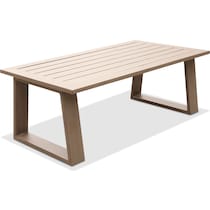 surfside light brown outdoor coffee table   