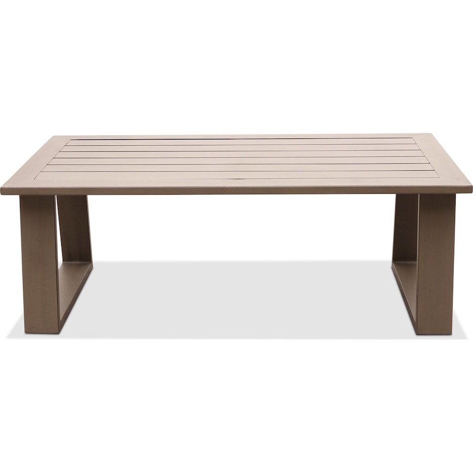 surfside light brown outdoor coffee table   