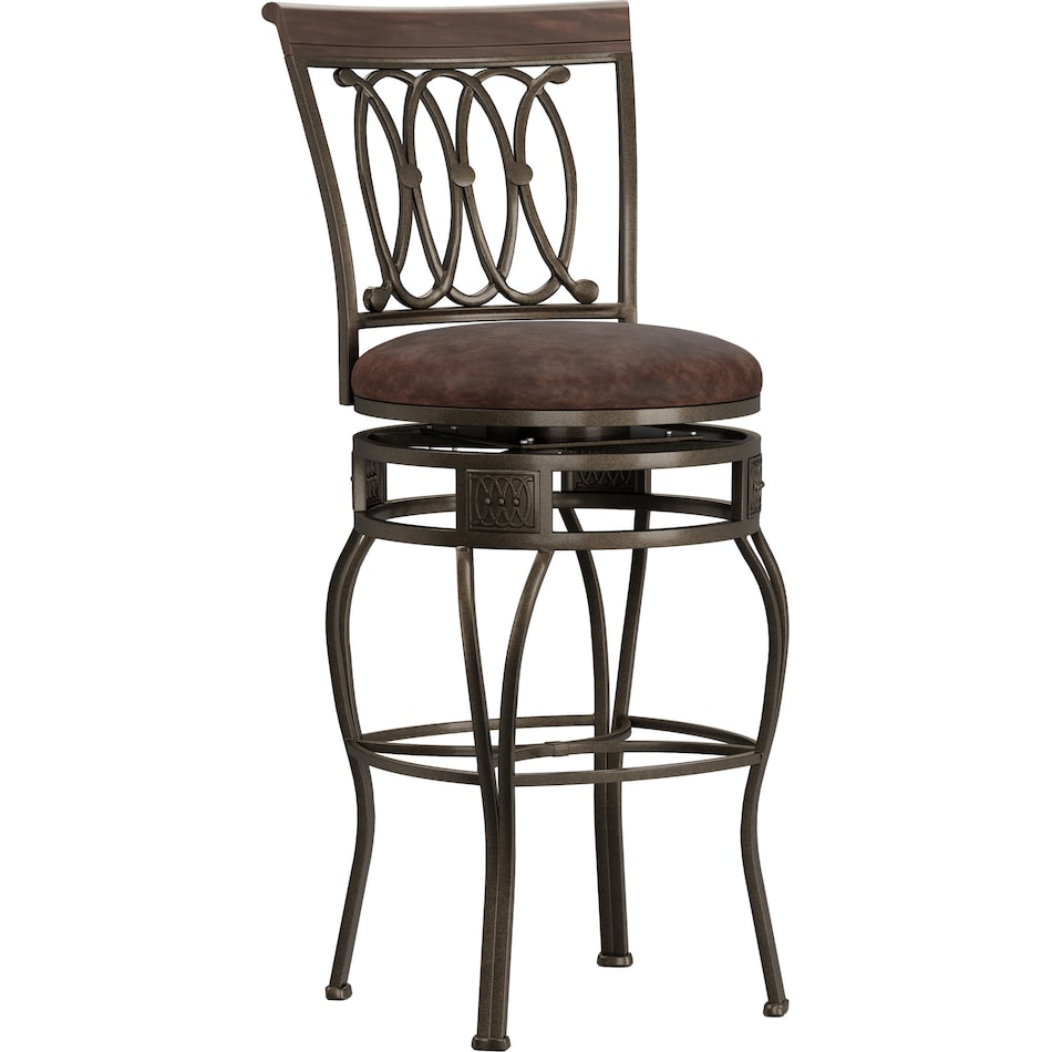 susan dark brown bar stool   