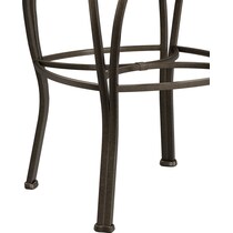 susan dark brown bar stool   