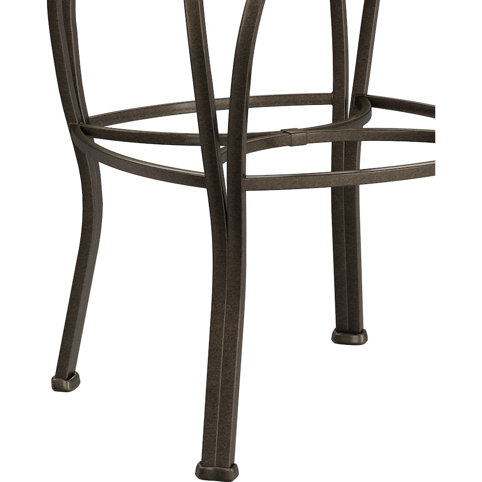 susan dark brown bar stool   