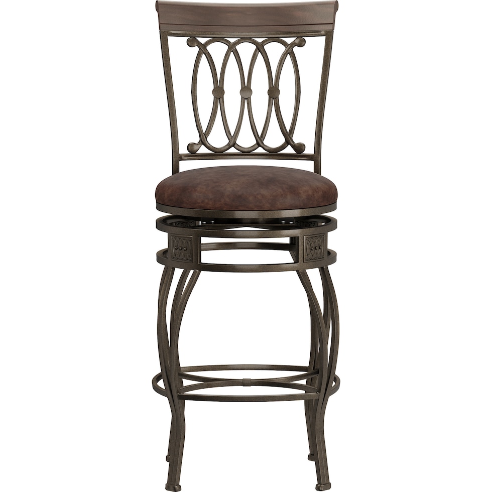 susan dark brown counter height stool   