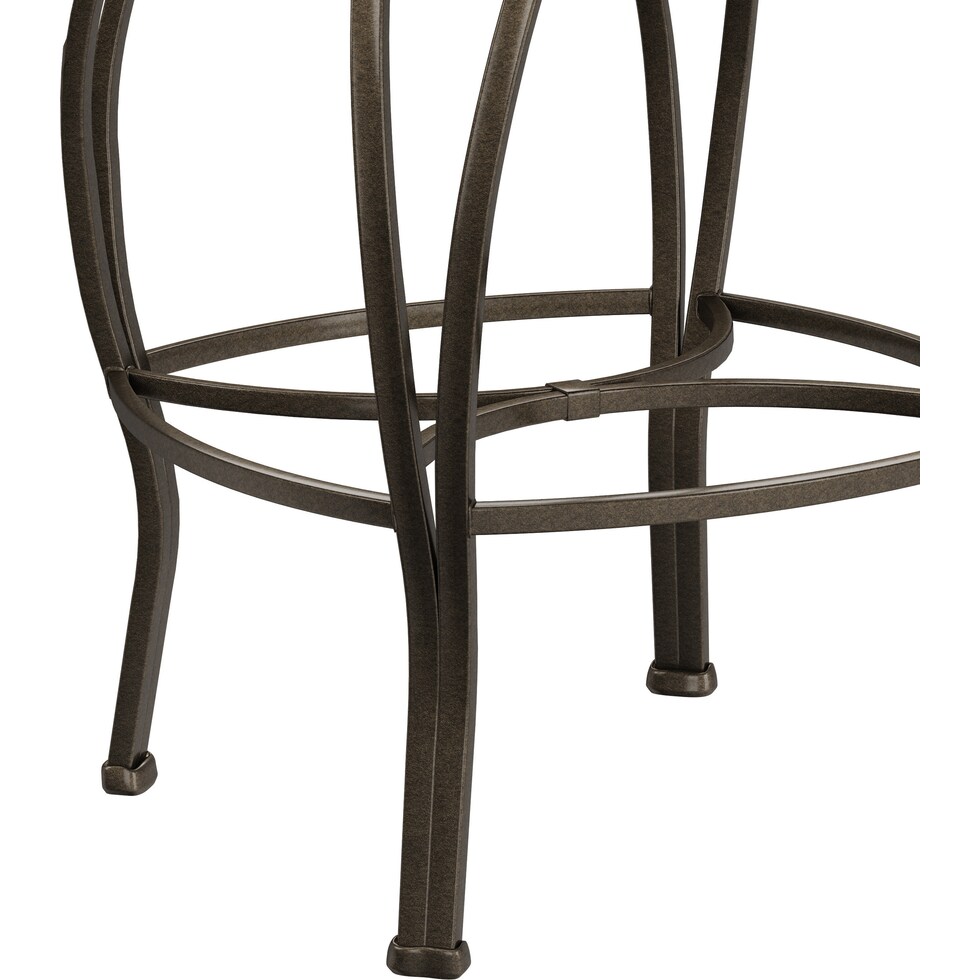susan dark brown counter height stool   