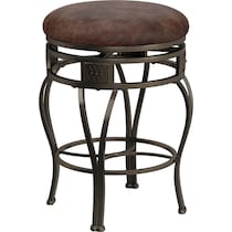 susan dark brown counter height stool   