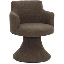 sutton dark brown dining chair   